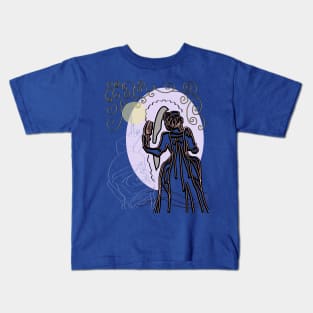 1700s Woman With a Brush Kids T-Shirt